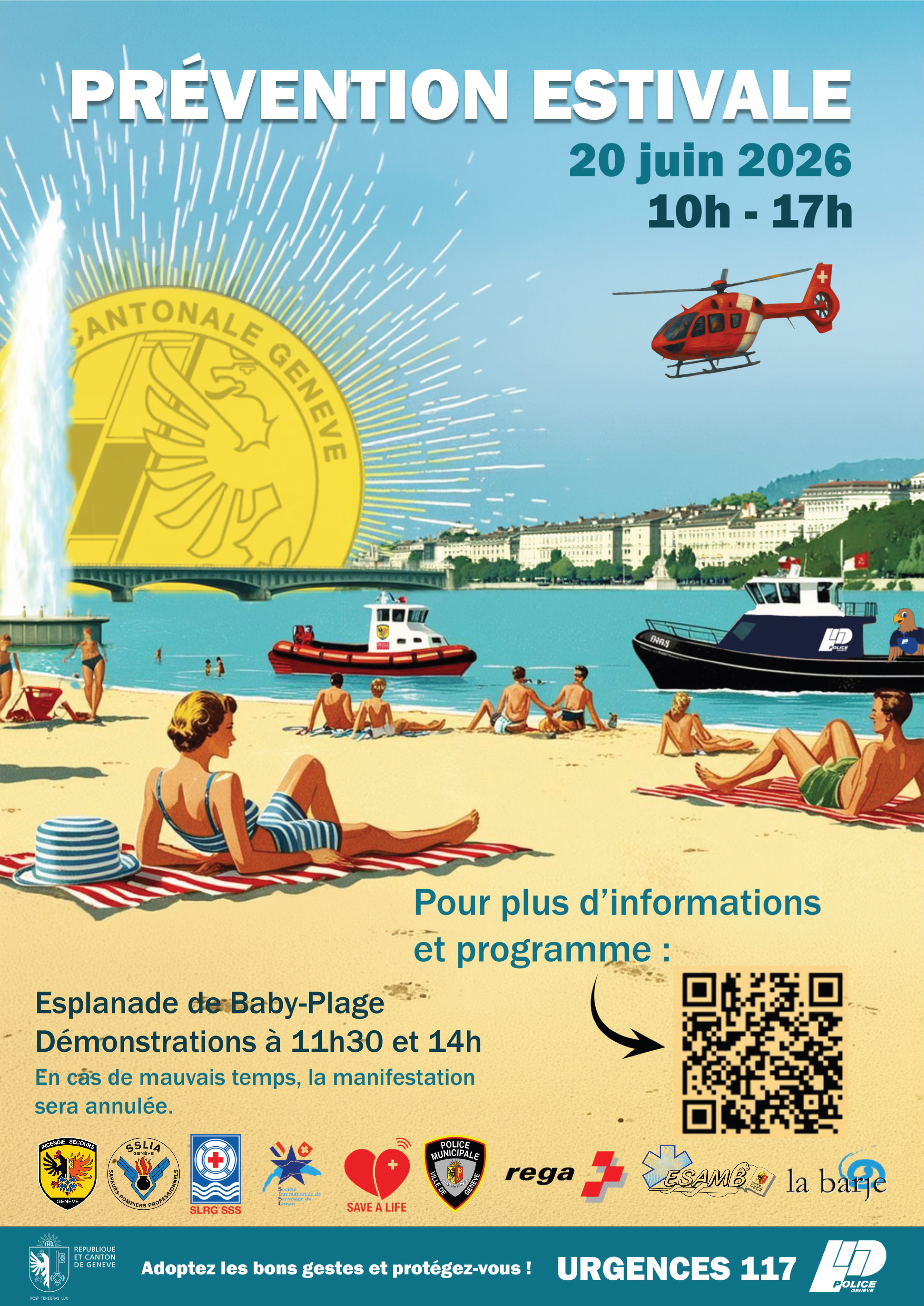 affiche prévention estivale