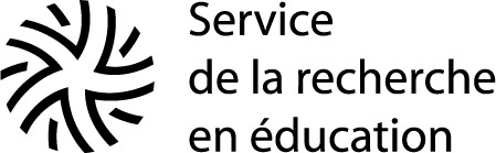 Logo Service de la recherche en éducation noir