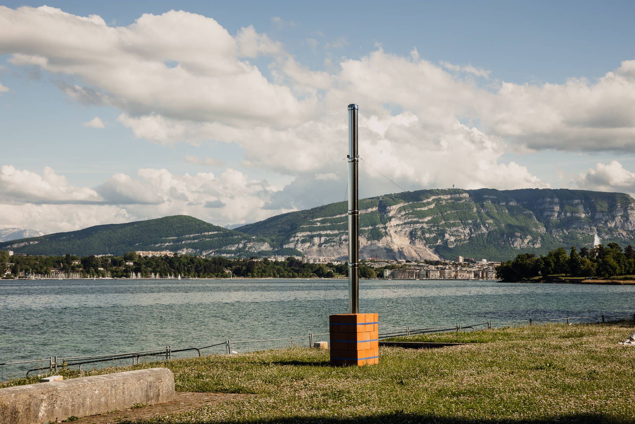 Installation du Chemin des Rives - photo : Nolwenn Pernin