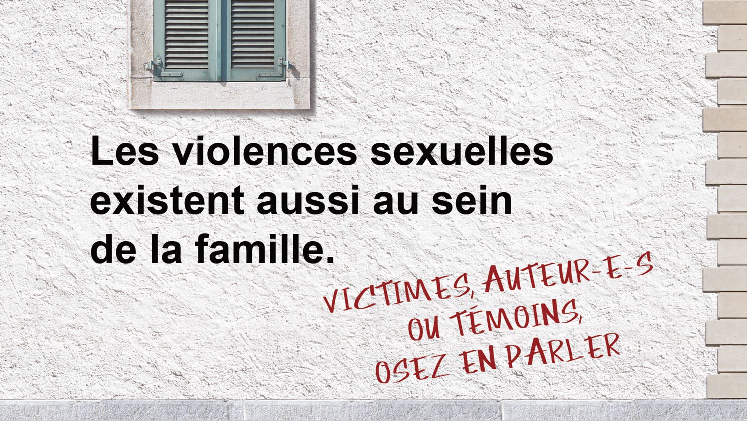 les violences sexuelles existent aussi au sein de la famille