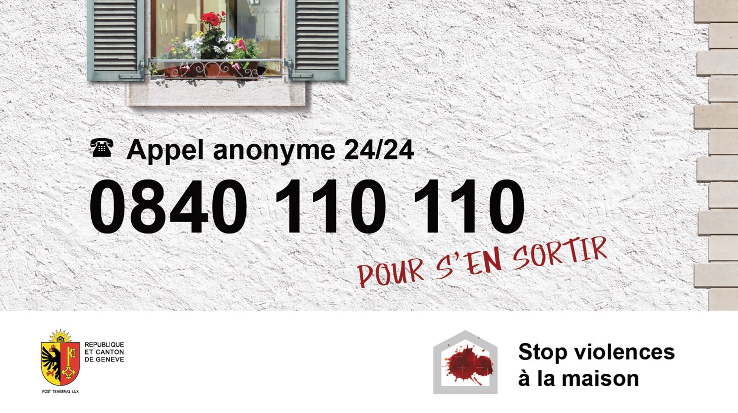 numéro d'appel anonyme 24/24 0840 110 110