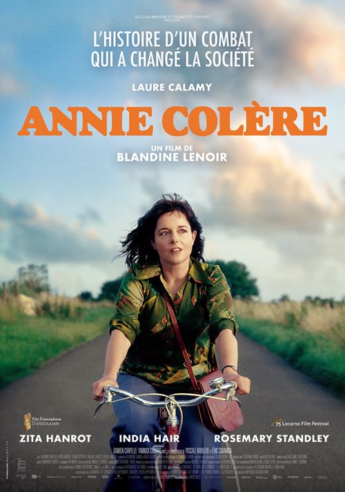 femme à vélo affiche film annie colère