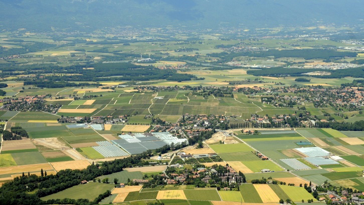 Vue de la campagne genevoise