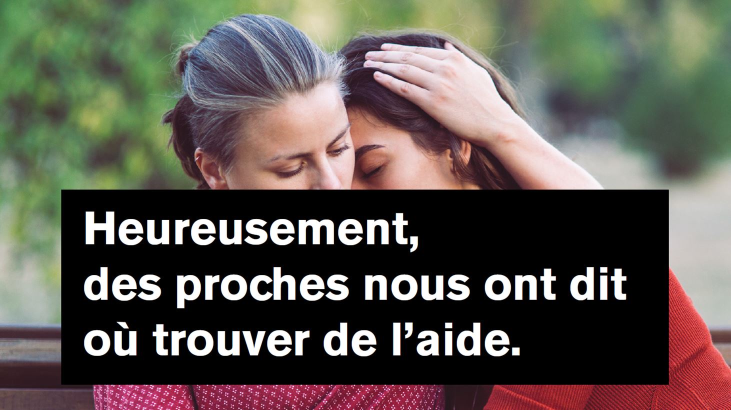 filles qui disent qu'elles ont trouvé de l'aide à leur problème