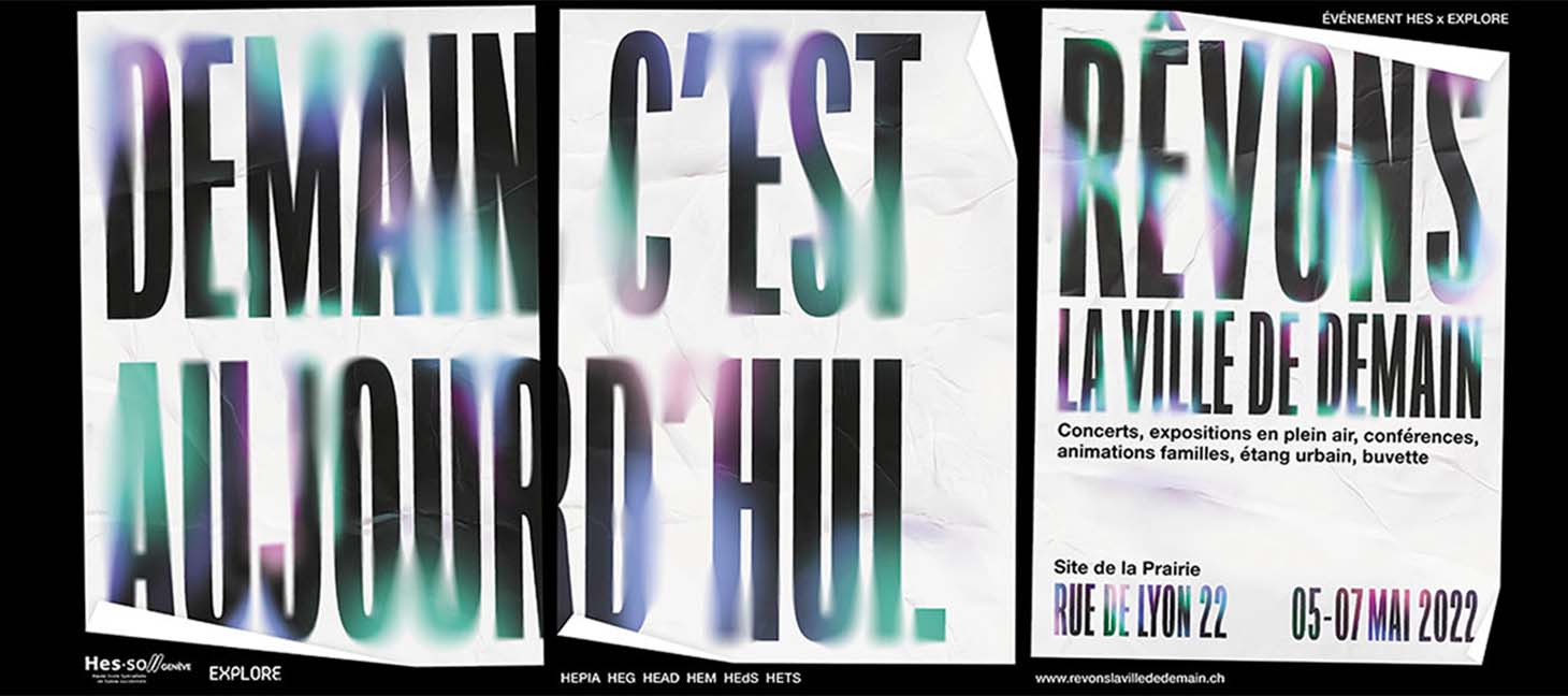 Affiche festival "Rêvons la ville de demain"