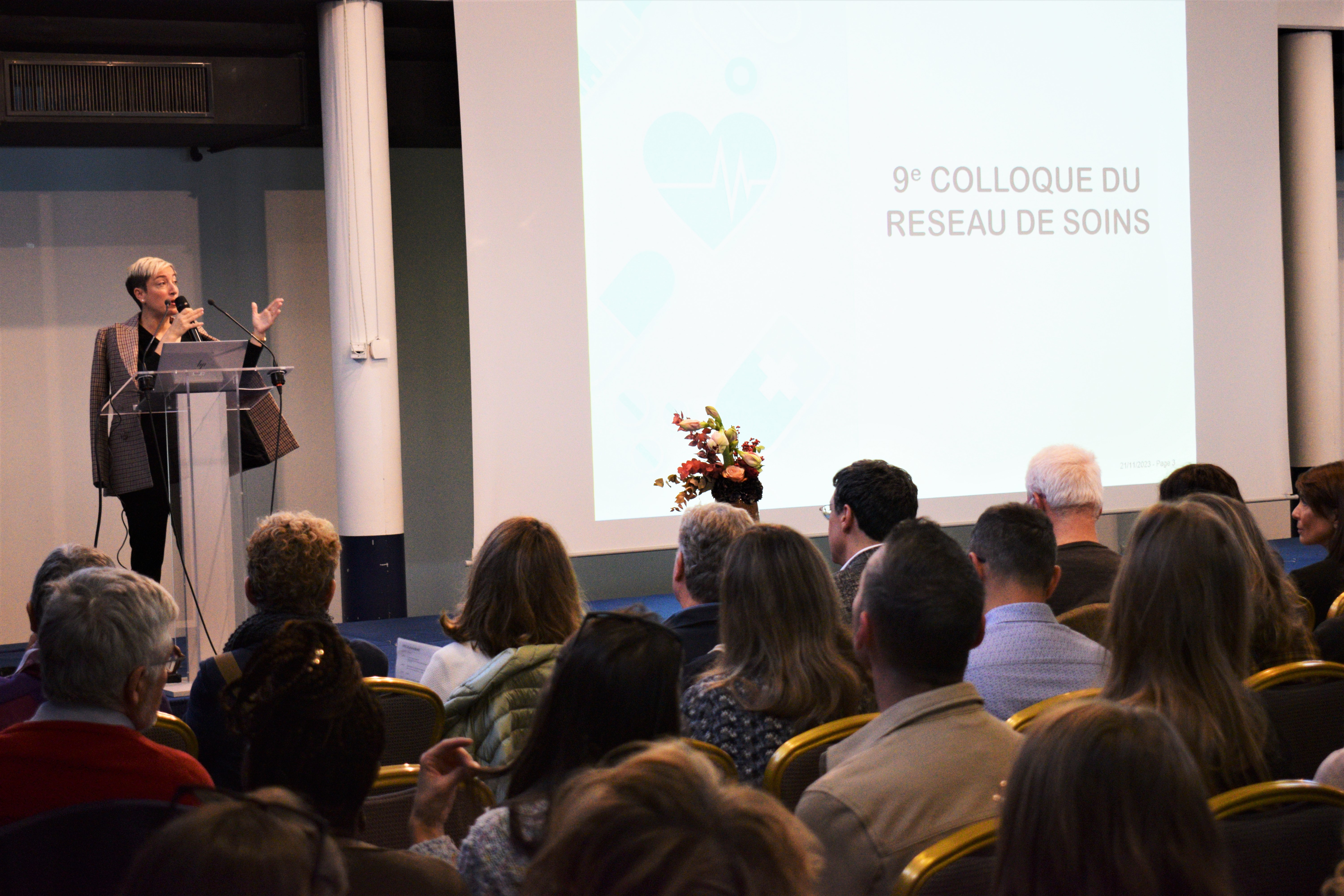 Ouverture du 9e colloque du réseau de soins, Mme Emmanuelle Dominik, DGS