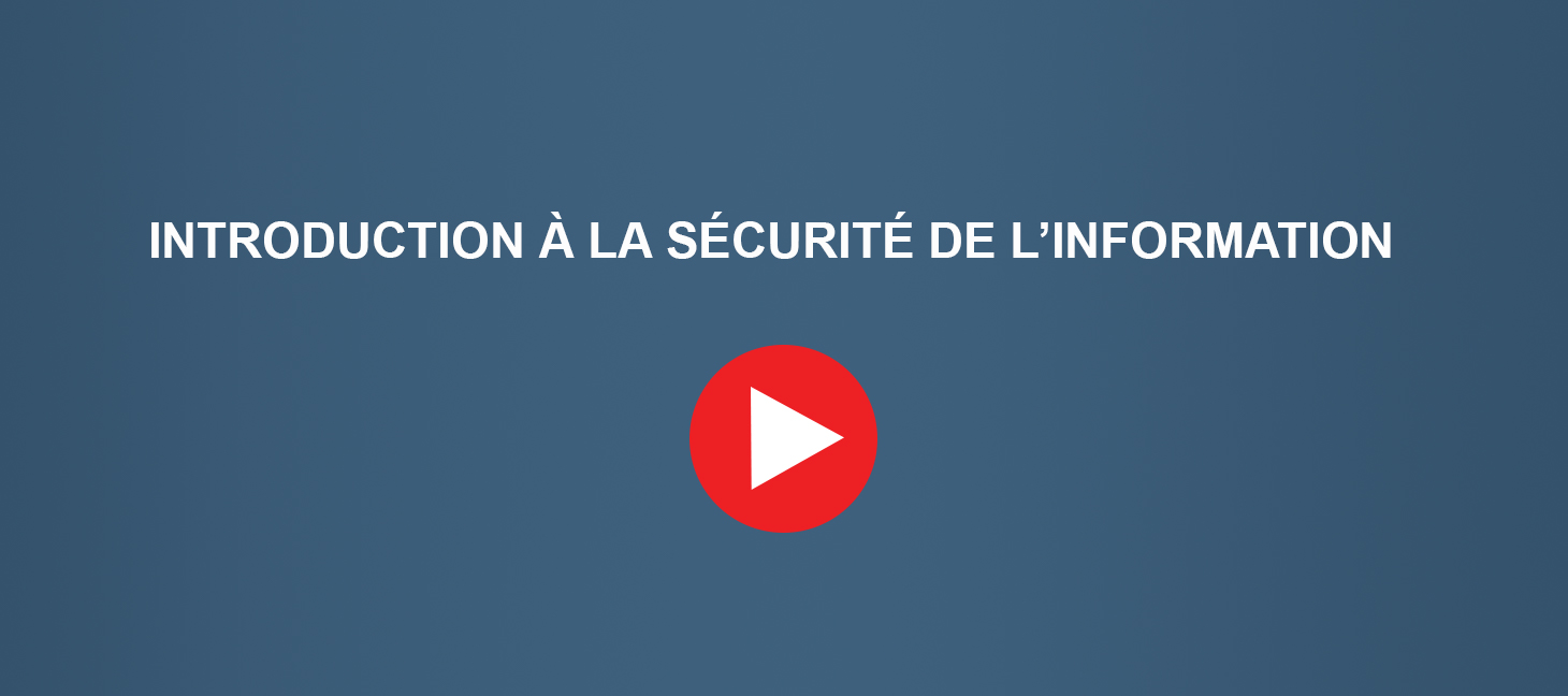 Introduction à la sécurité de l'information