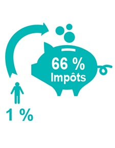 1% des personnnes physique paient plus de 50% de l'impôt sur la fortune.