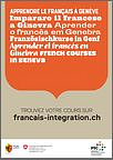 Apprendre le français à Genève - Flyer du site "Français et intégration"
