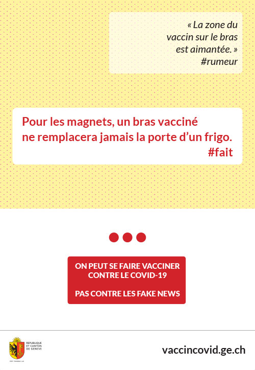 On peut se faire vacciner contre le COVID-19, pas contre les Fake news