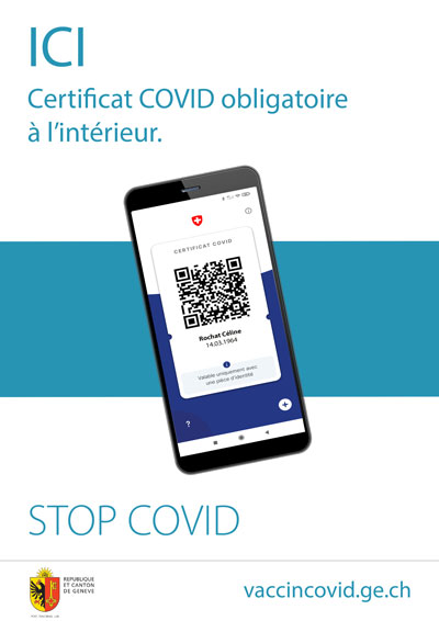 Certificat COVID obligatoire