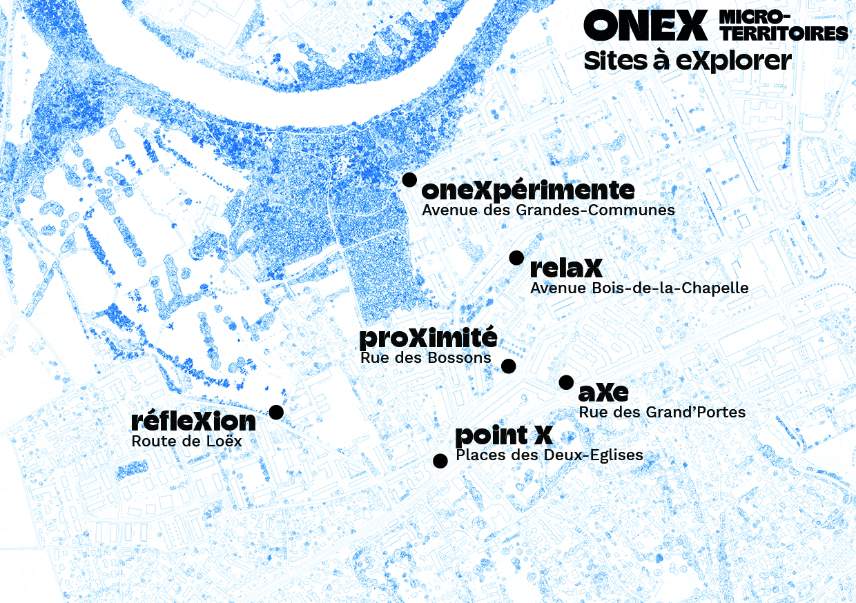 Carte des sites Onex Micro-Territoires