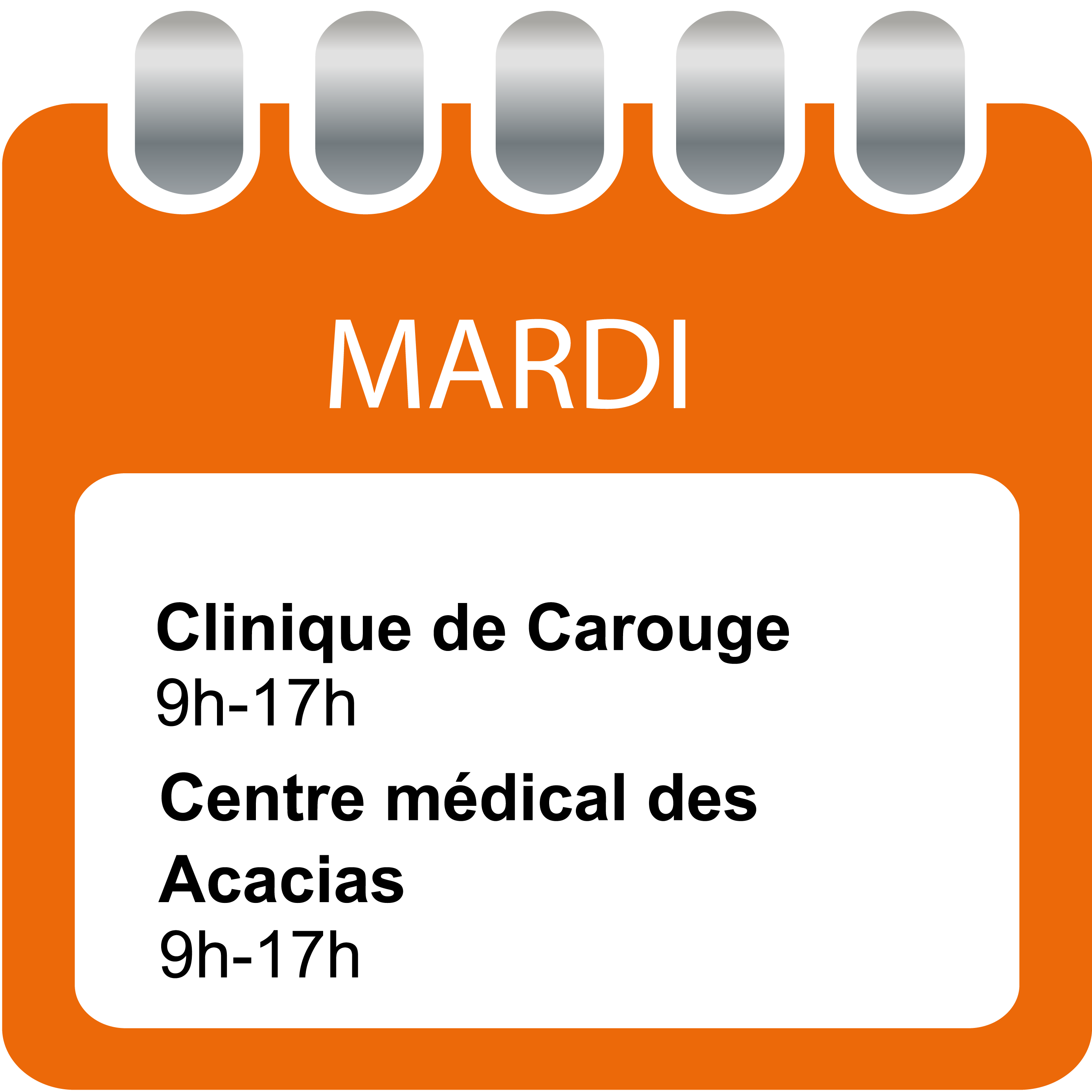 Mardi - Clinique de Carouge et Centre médical des Acacias