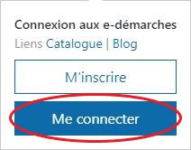 Bouton Me connecter
