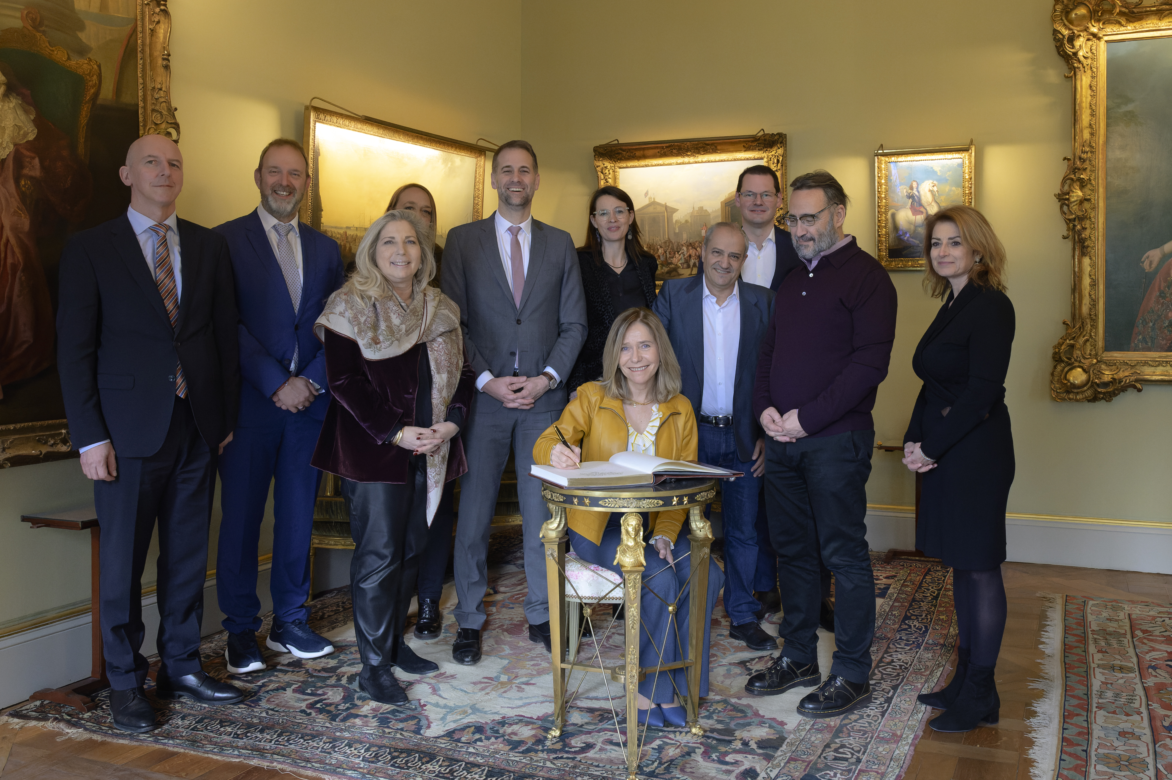 Déjeuner en l'honneur de Mme Celeste Saulo, nouvelle secrétaire générale de l'OMM. Photo N. Dupraz
