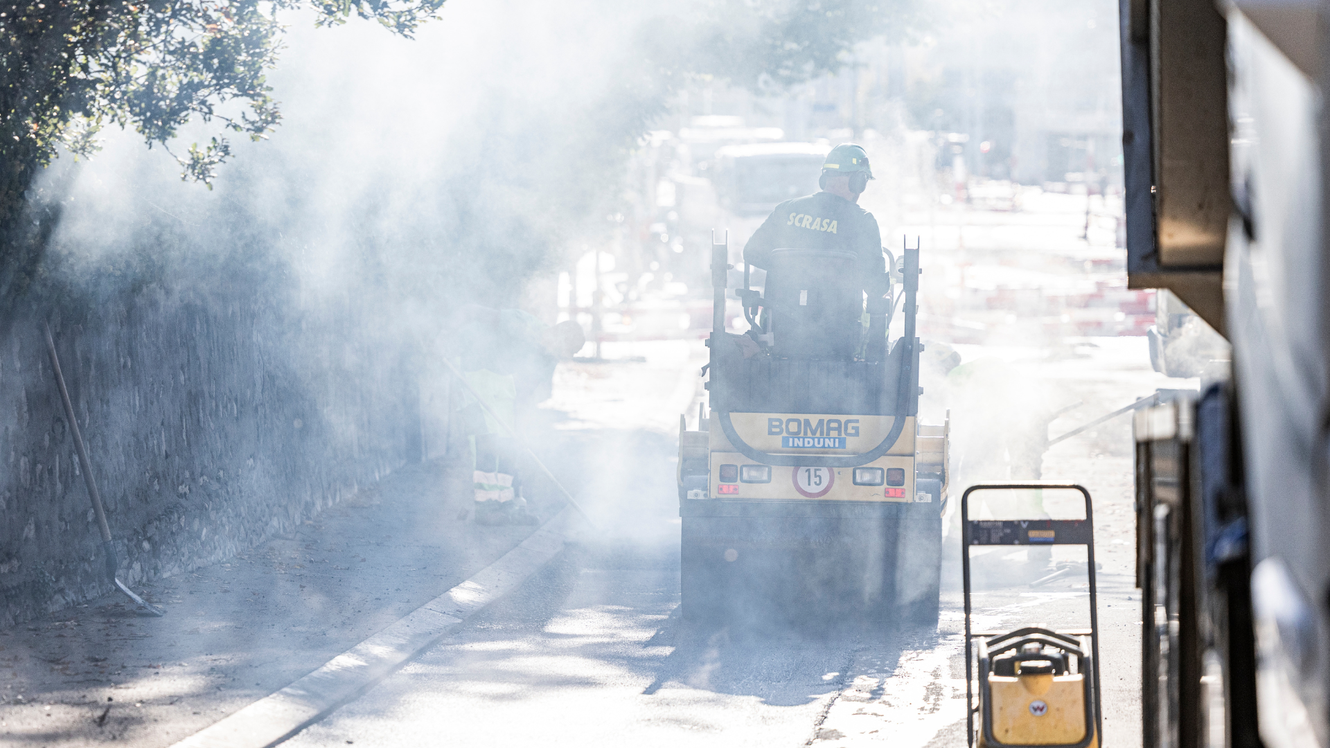 Chantier tram des nations