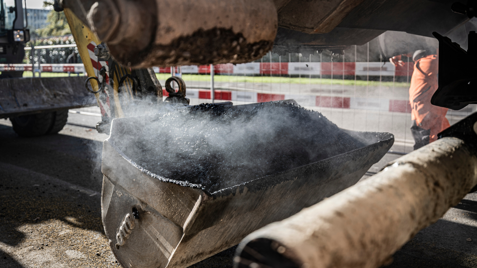 Chantier tram des nations