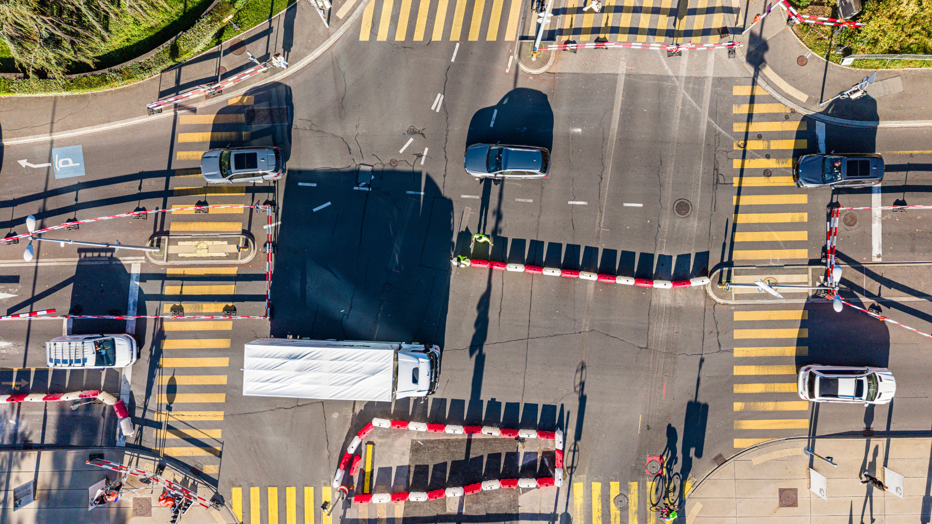 Chantier tram des nations