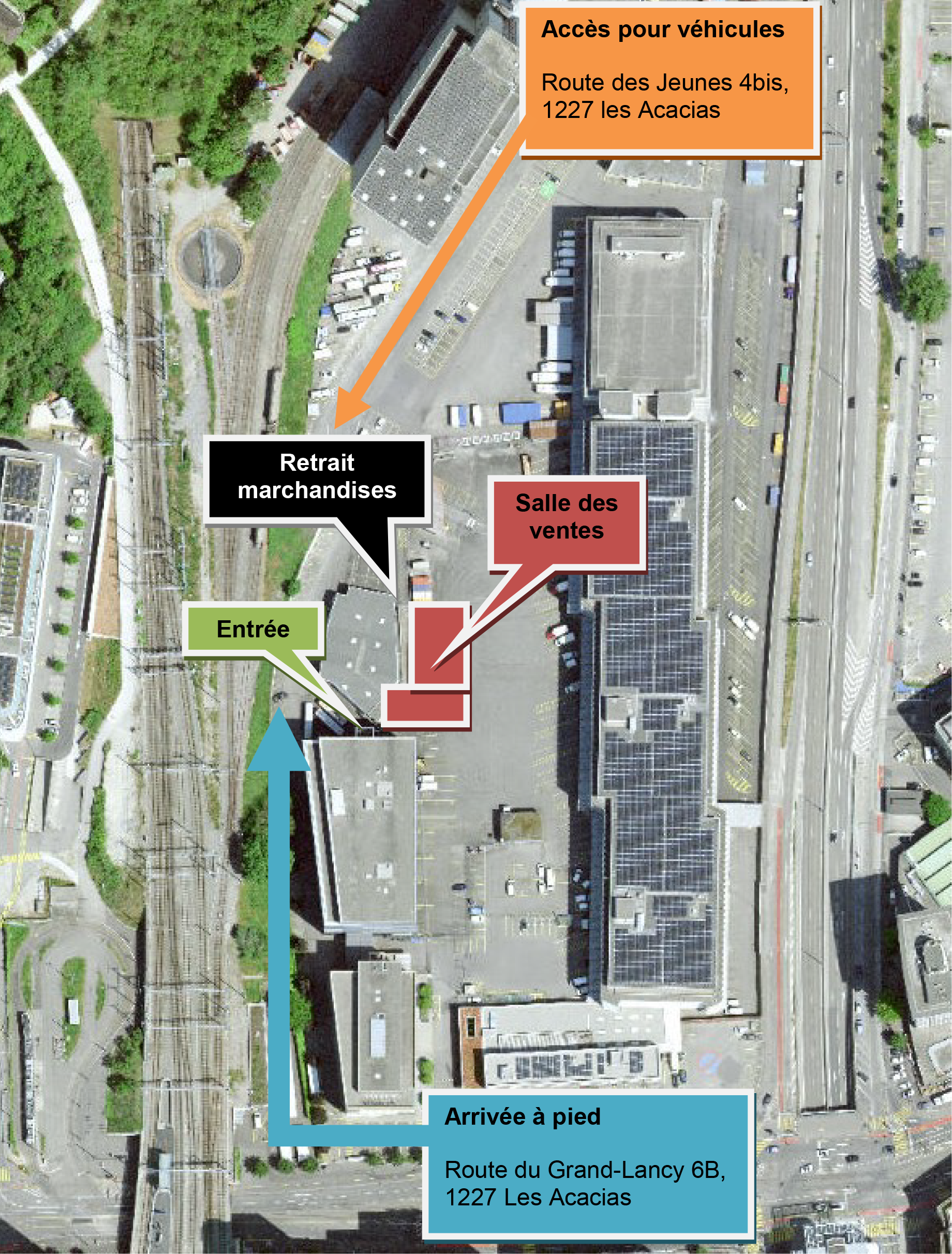 Plan salle de ventes aux enchères publiques