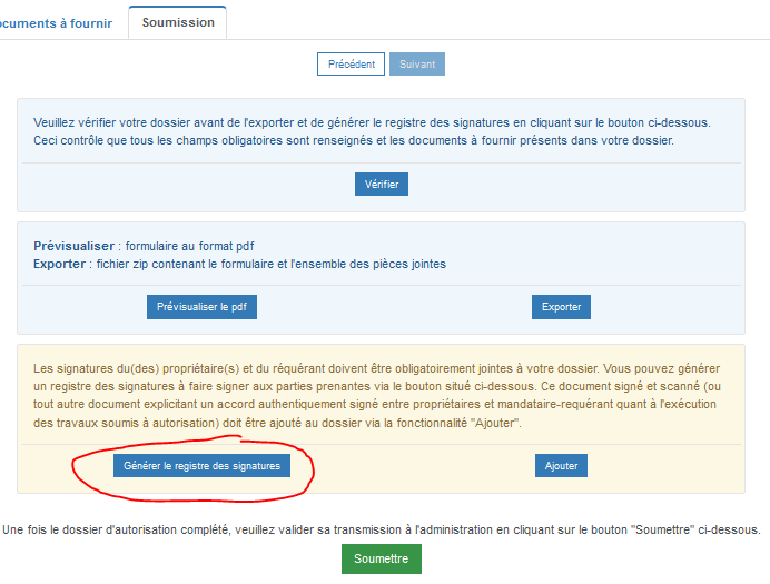 registre des signatures 2