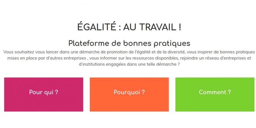 texte de la première page de la plateforme