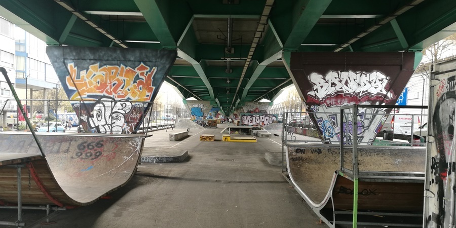 Photo: jjkphoto.ch Skatepark La Praille