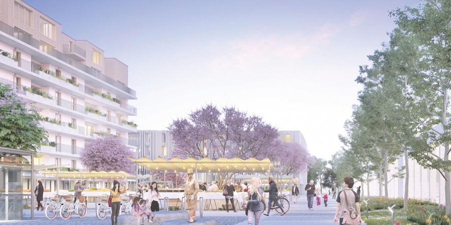 Place du Marché - Projet lauréat pièce A4 © CCHE LAUSANNE SA Place du Marché - Projet lauréat pièce A4 © CCHE LAUSANNE SA