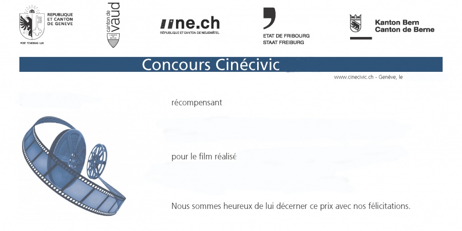 Diplôme CinéCivic 2016 Diplôme CinéCivic 2016