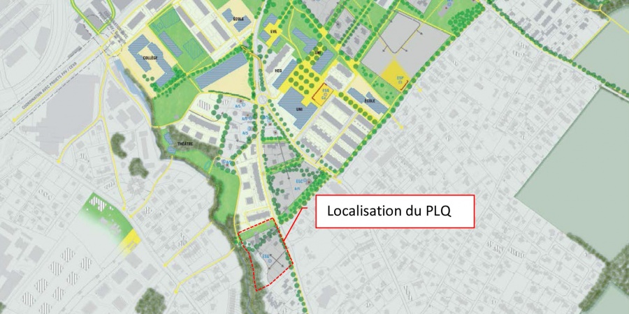 localisation du projet - Stratégie d'aménagement Carouge-sud localisation du projet - Stratégie d'aménagement Carouge-sud