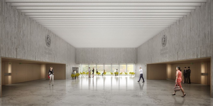 Foyer central / © OMS et BBK Architekten Foyer central / © OMS et BBK Architekten