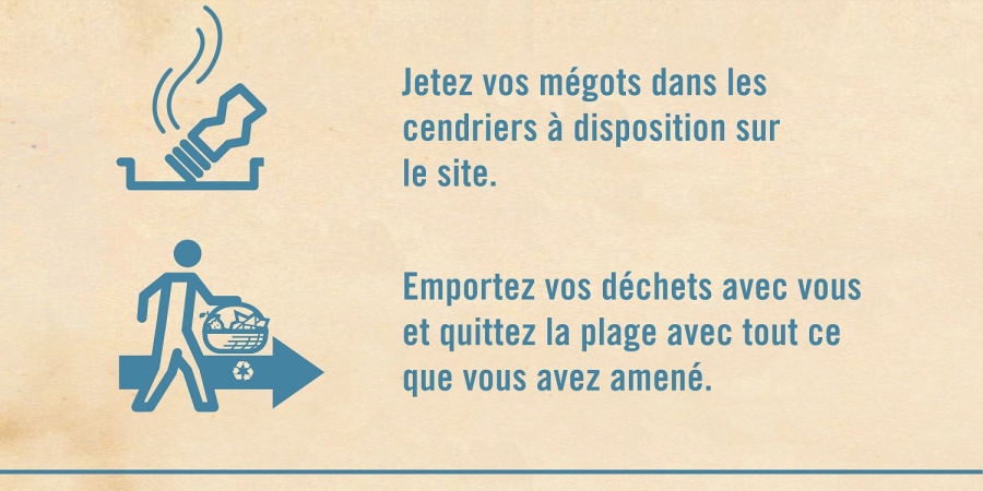 Plage Publique des Eaux Vives Propre
