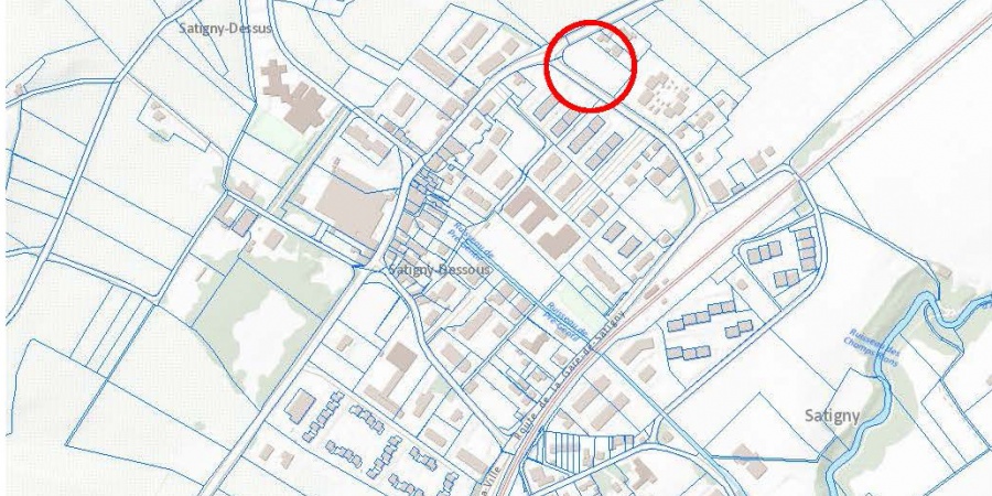 Plan de localisation du projet Champ-Magnin à Satigny Plan de localisation du projet Champ-Magnin à Satigny