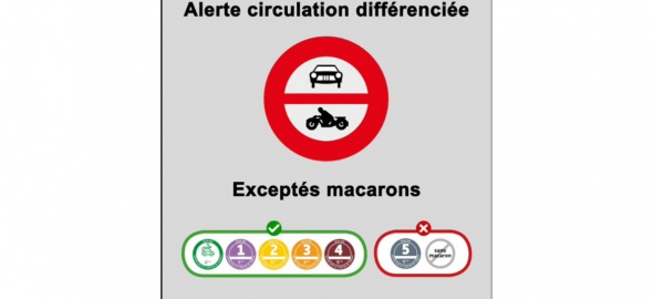 Alerte circulation différenciée 23 janvier