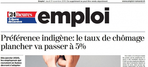 Préférence indigène : le taux de chômage plancher va passer à 5%