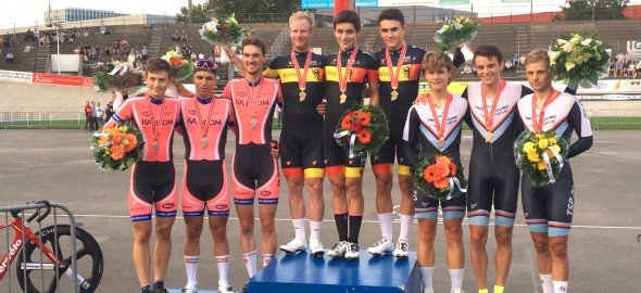 TSP Cadre Cycliste Genève a gagné les championnats Suisse de Team Sprint