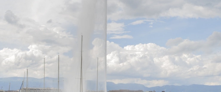 Allumage du Jet d'eau: Genève retrouve son symbole