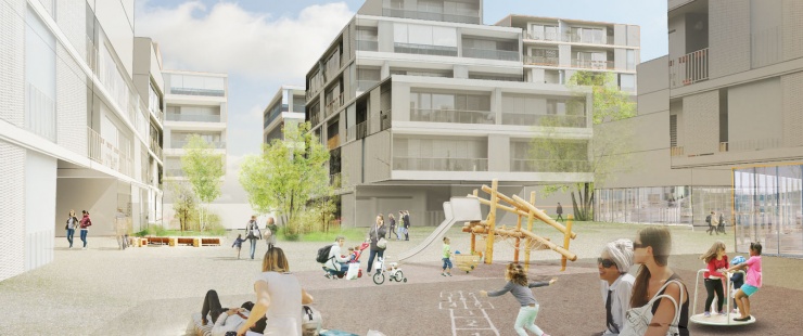 Petite place © Rolinet + Paysagestion Petite place © Rolinet + Paysagestion