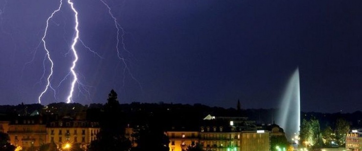 Orage sur Genève Orage Genève