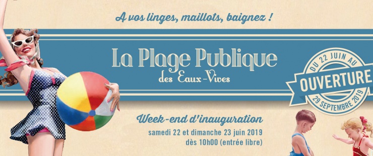 Ouverture de la Plage publique des Eaux-Vives