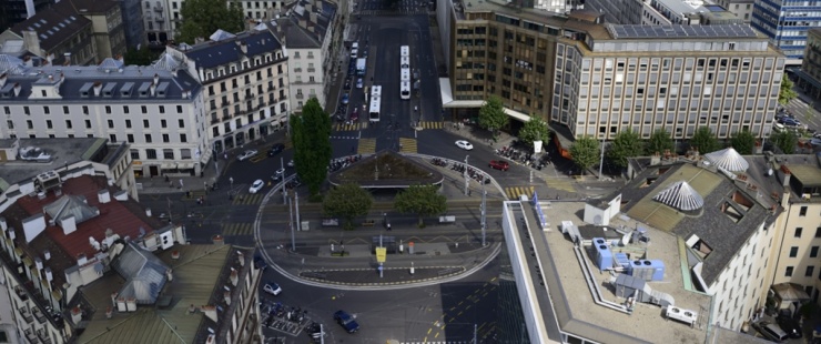Photo rond point de rive