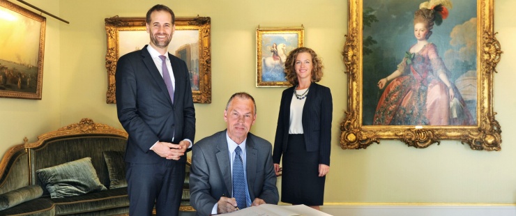 Visite de coutoisie de S.E. Monsieur l'Ambassadeur Christopher GRIMA, Représentant permanent de la République de Malte auprès de
