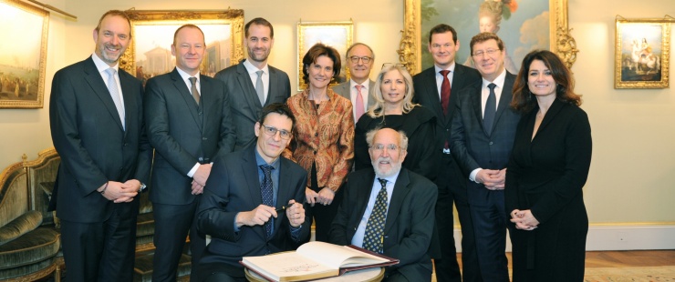 Déjeuner en l'honneur de Messieurs Michel Mayor et Didier Queloz, lauréats du Prix Nobel de Physique