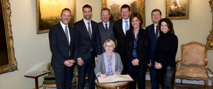 Déjeuner de courtoisie en l'honneur de Madame Livia LEU, Ambassadrice de Suisse auprès de la France et de Monaco
