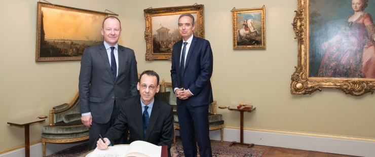 Visite de courtoisie de S.E. Monsieur Evandro Didonet, Ambassadeur de la République fédérative du Brésil en Suisse