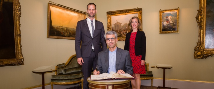 Visite de coutoisie de S.E. Monsieur l’Ambassadeur Esmaeil BAGHAEI HAMANEH, représentant permanent de la République islamique d’