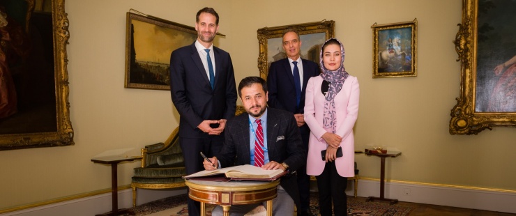 Visite de coutoisie de S.E. Monsieur l'Ambassadeur Nasir Ahmed ANDISHA, Représentant permanent de la République islamique d'Afgh