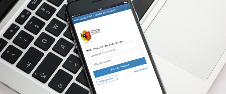 Nouvelle page de connexion aux e-démarches