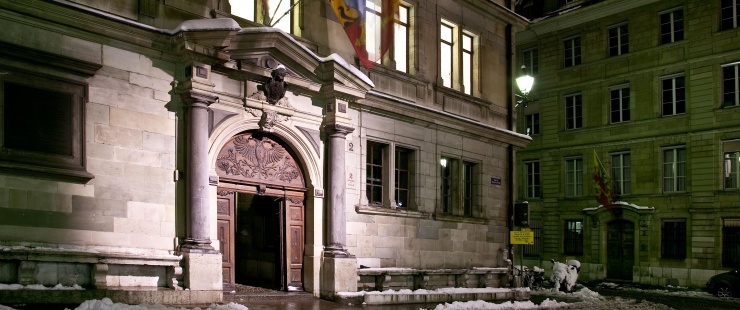 (C)pedro neto / whitebalance.ch L'Hôtel de Ville sous la neige