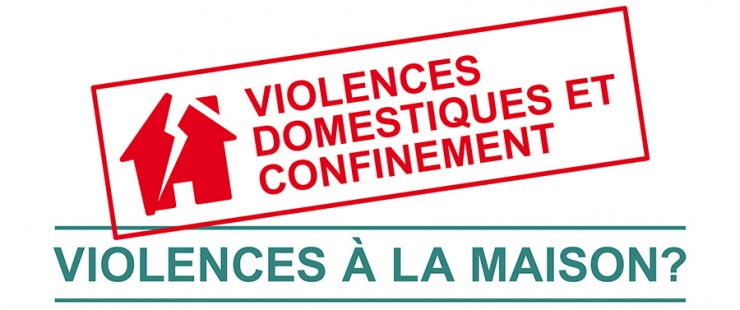 symbole de la maison qui subit des violences domestiques pendant le confinement