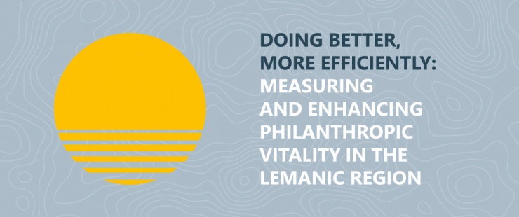 Philanthropie étude pilote arc lémanique